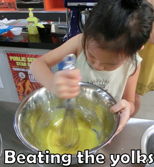 Beat yolks