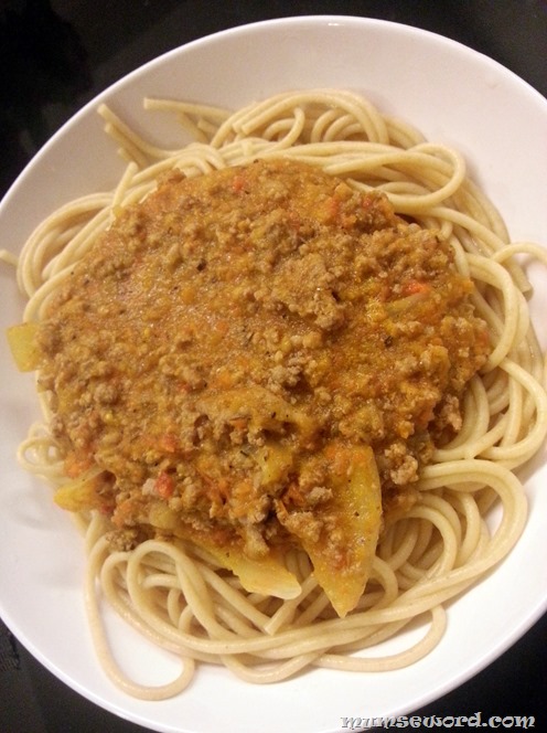 Homemade Spaghetti Bolognese