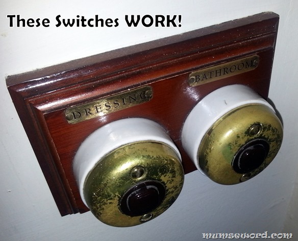 Raffles Hotel Room Switches