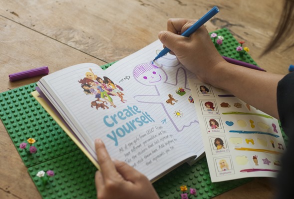 Lego Friends Diary page