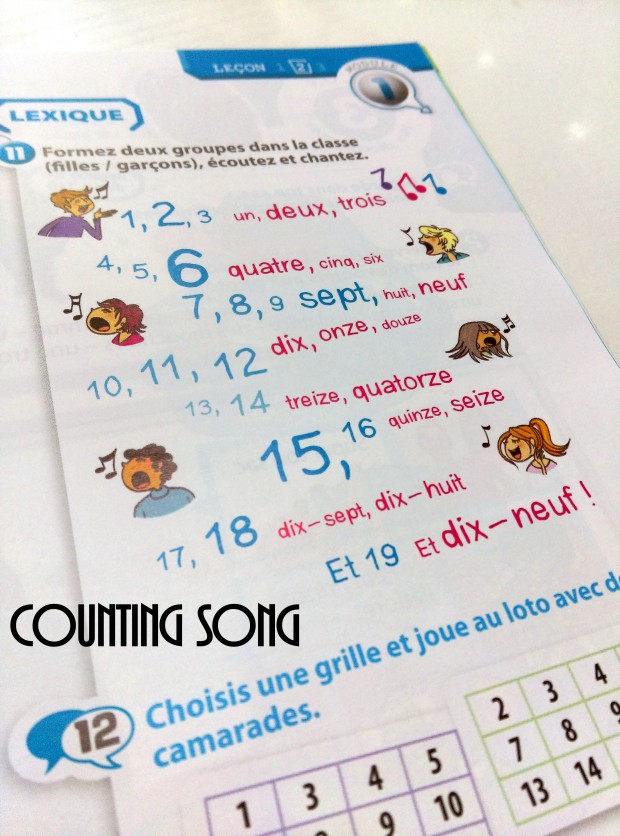 French Studio Counting Song