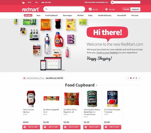 RedMart–Online Shopping Just Got Easier
