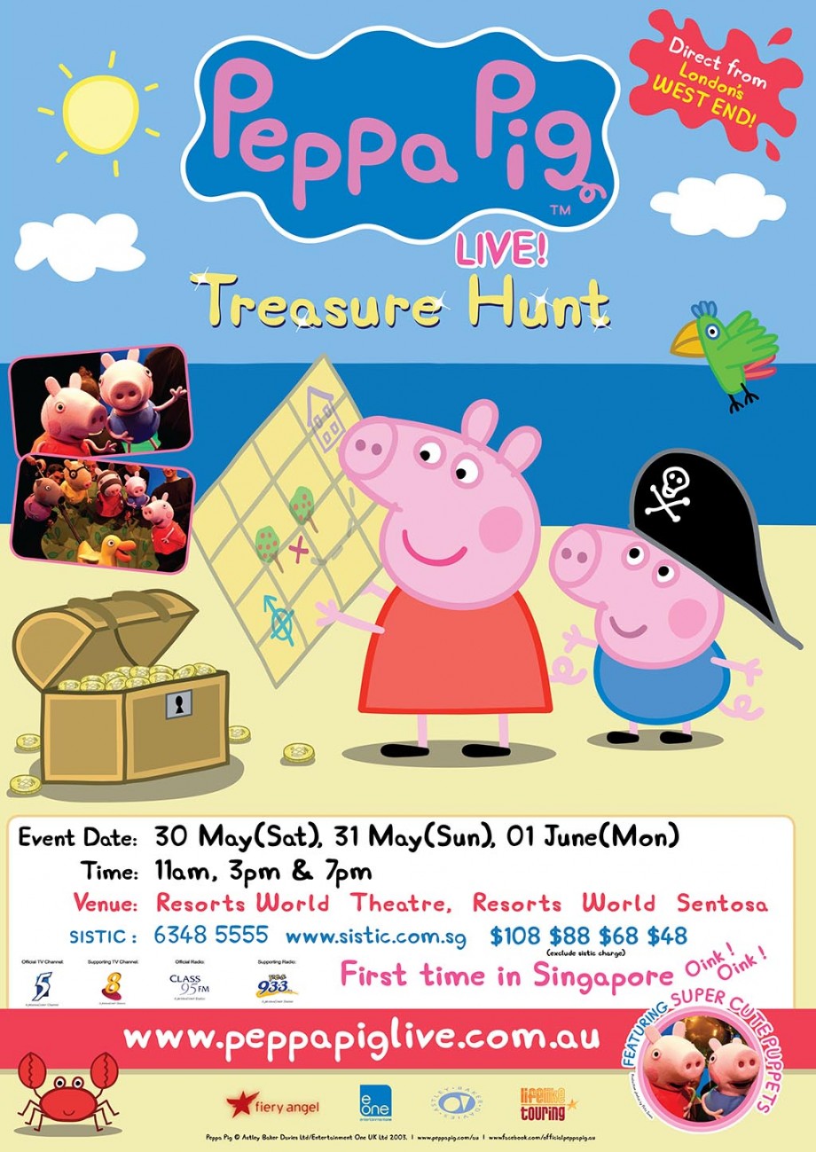 Peppa Pig Treasure Hunt giveaway